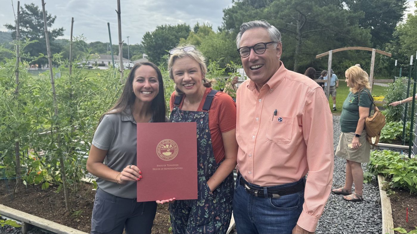 Proclamation day at the community garden